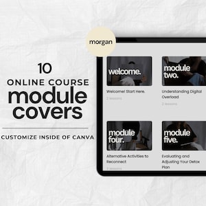 Modello di copertina del modulo del corso / Creatore di corsi online / Modelli di coaching / Modello di corso online