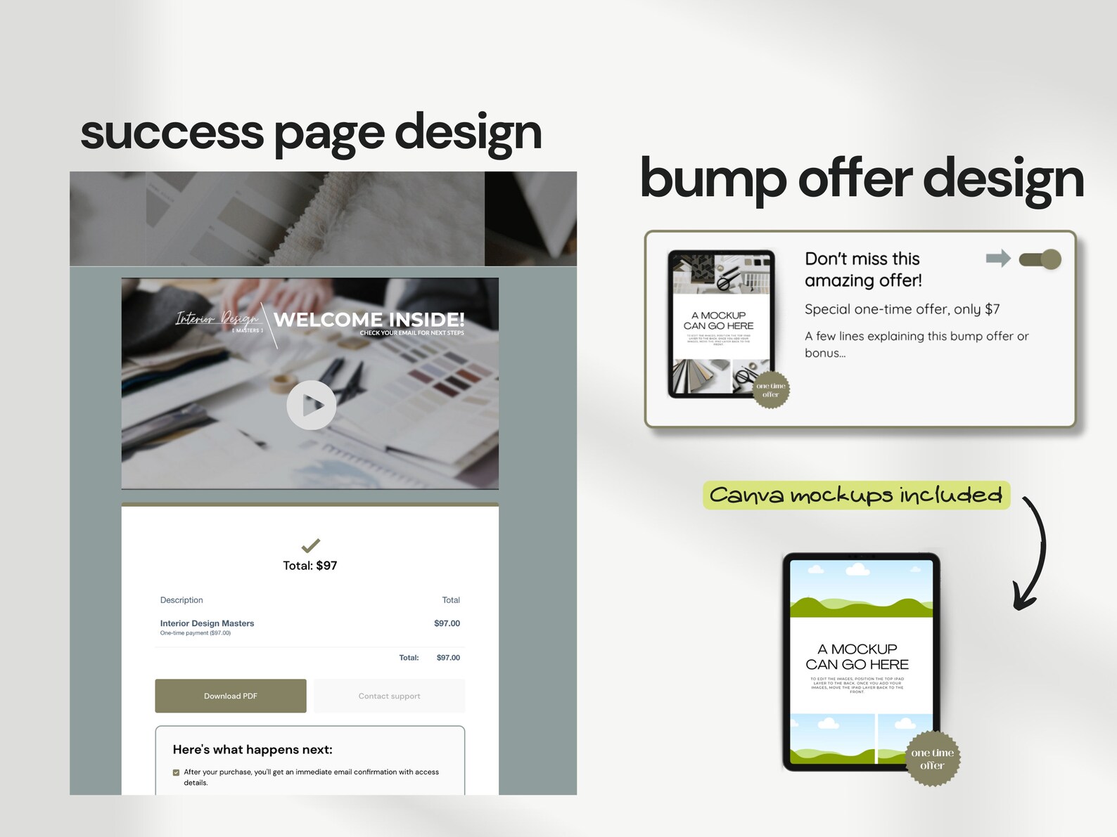 Thrivecart Checkout Template | Course Sales Page | Coaching Template ...
