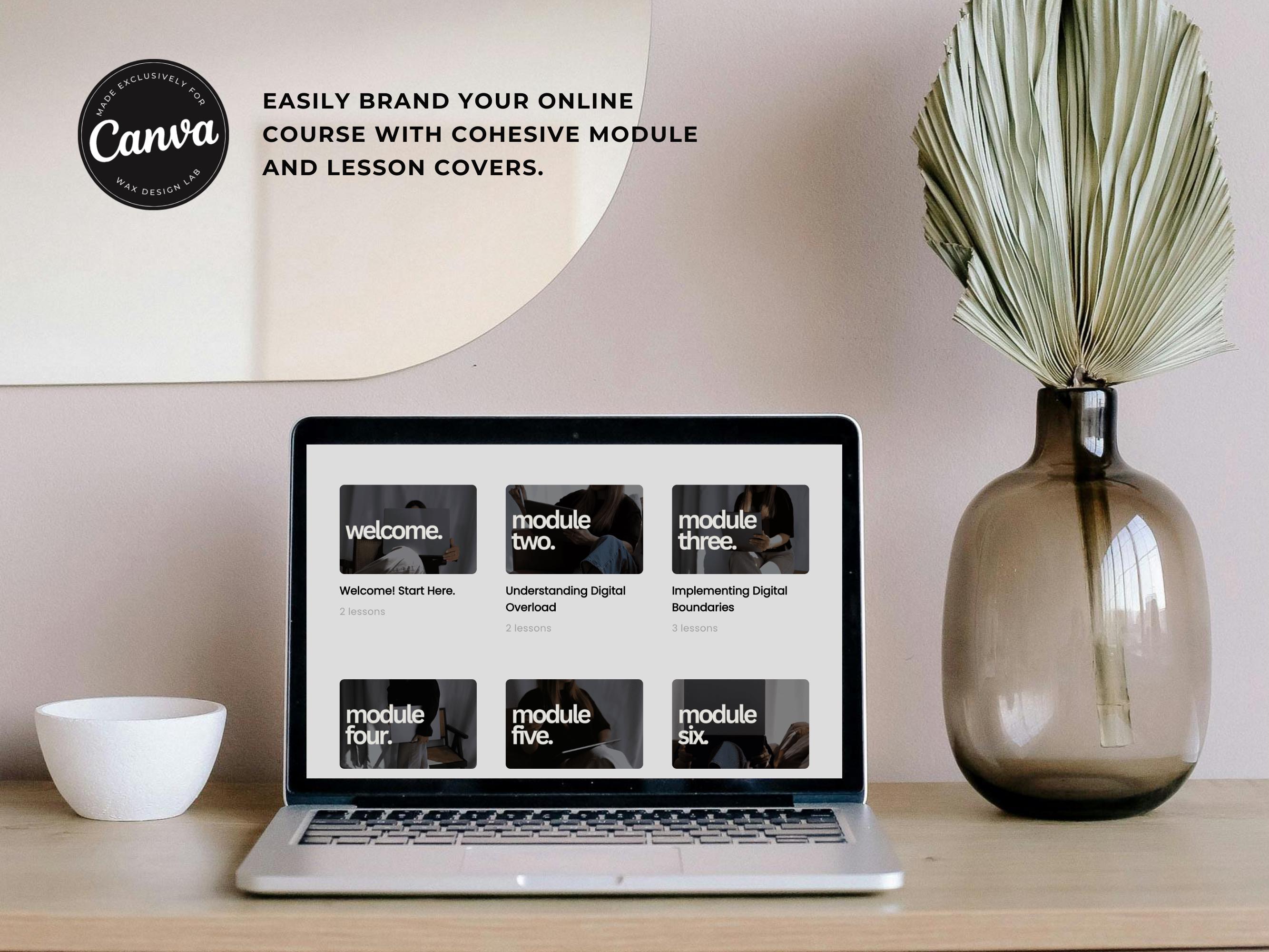 Course Module Cover Template | Online Course Creator | Coaching ...