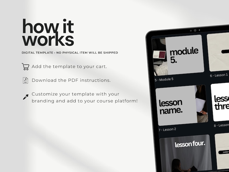 Course Module Cover Template | Online Course Creator | Coaching ...