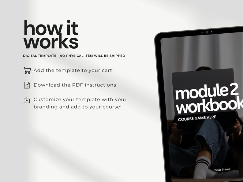 Ebook Canva Template | Online Course Creators | Workbook Template ...