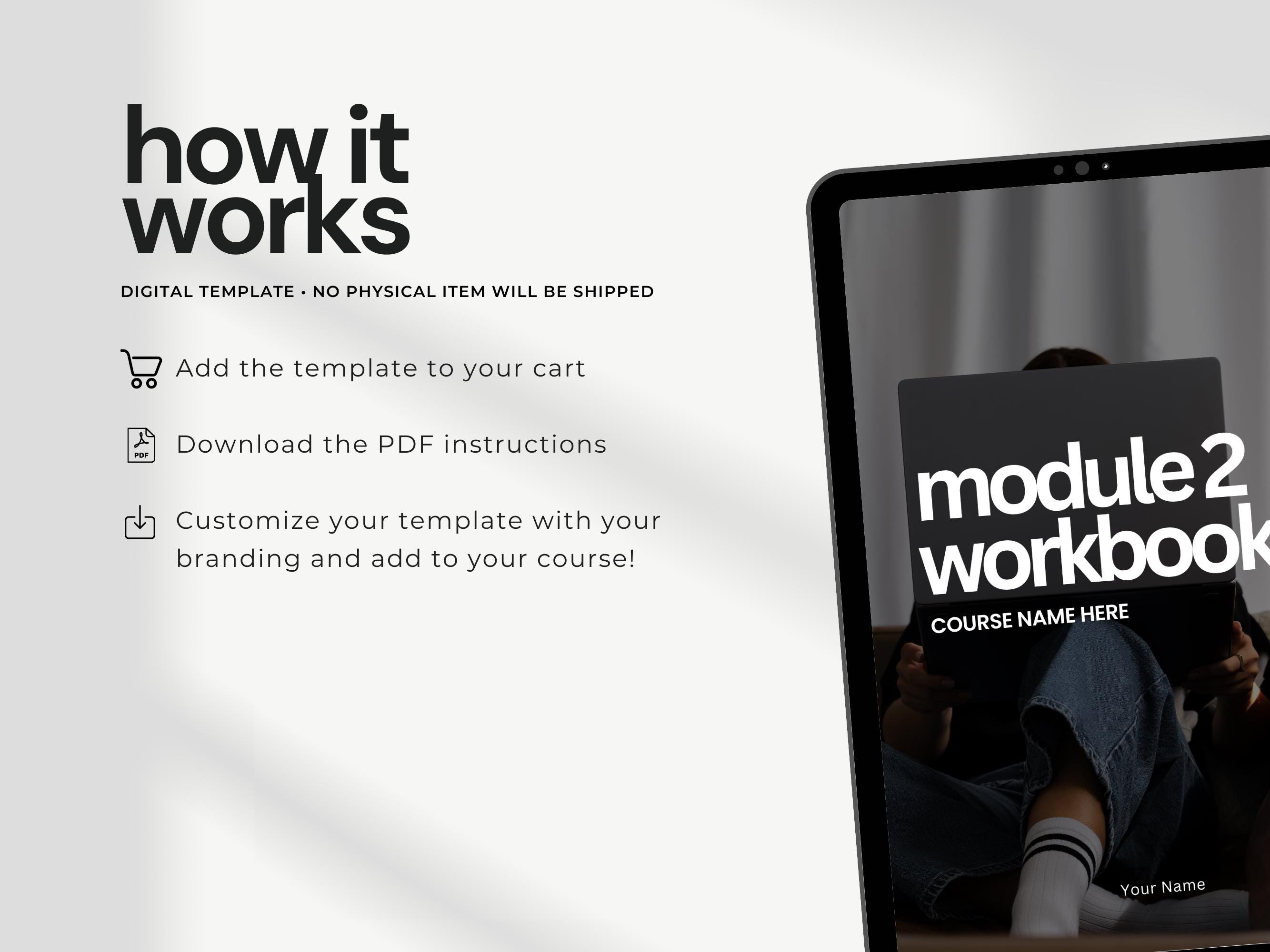Ebook Canva Template | Online Course Creators | Workbook Template ...