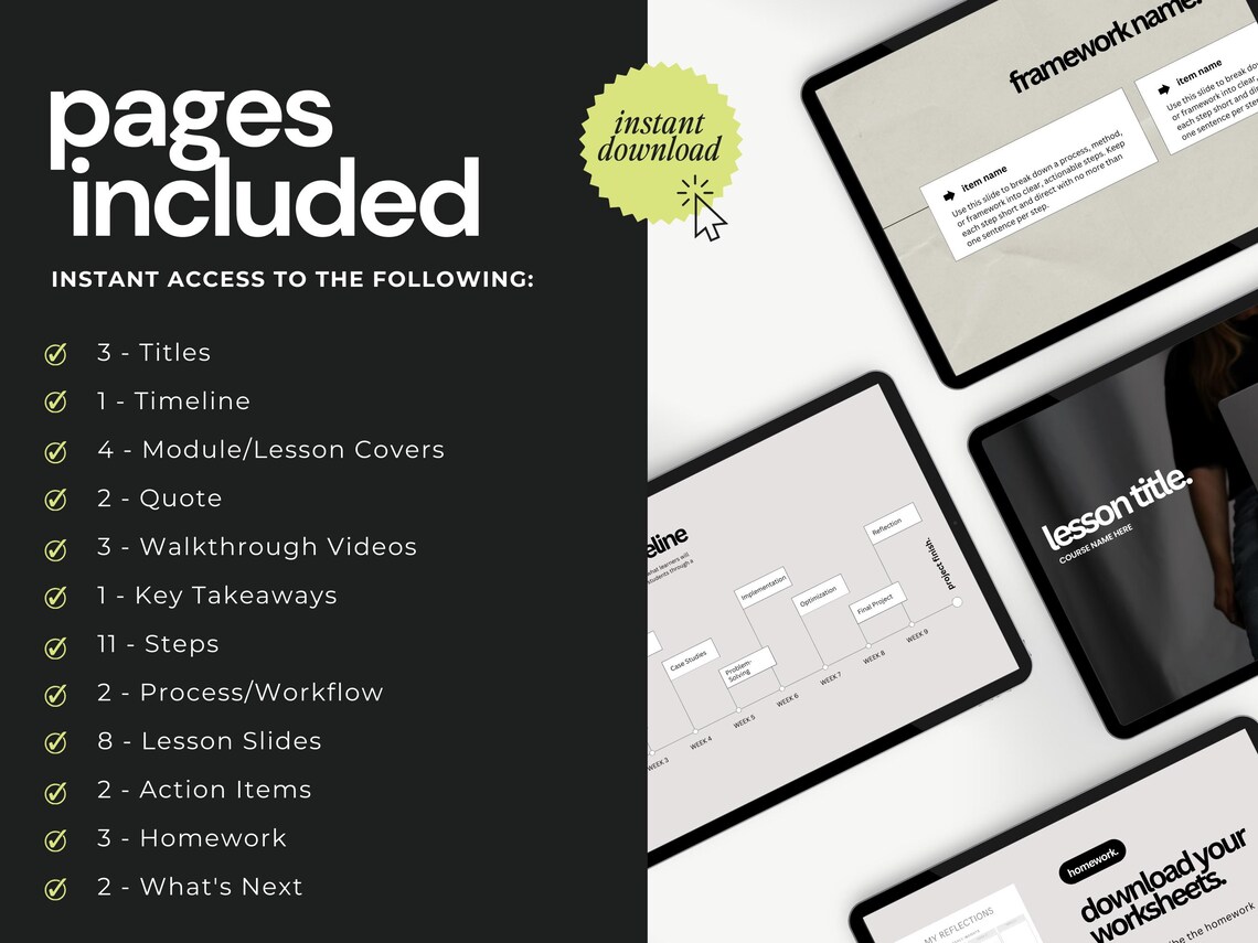Online Course Presentation Slide Deck | Canva Slide Deck Template ...