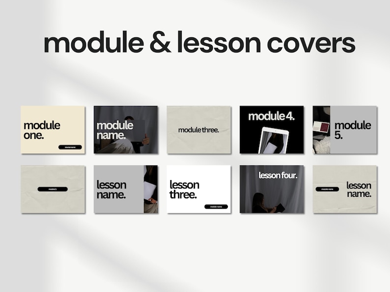 Course Module Cover Template | Online Course Creator | Coaching ...