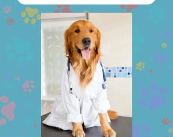 Dog Health Tracker & Symptom Log | Printable Pet Health Journal | Veterinary Visit Planner | Dog Medical Records | Pet Wellness Organizer