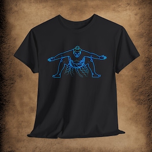 Japan Sumo T-Shirt, Yokozuna Silhouette Neon tee, Japanese Martial Arts Graphic Tshirt