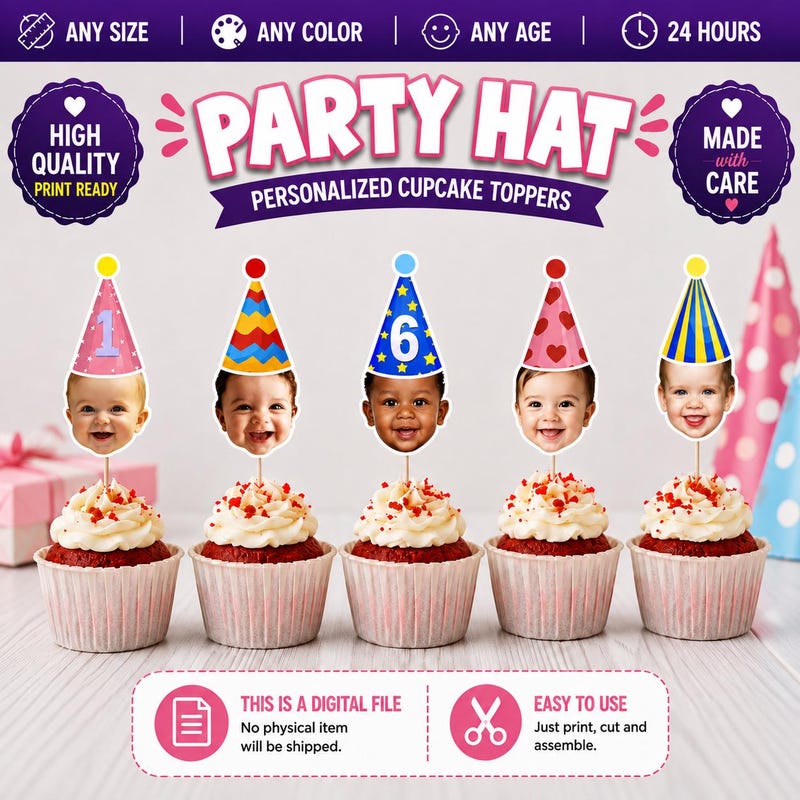 Printable Cake Stickers - Etsy UK