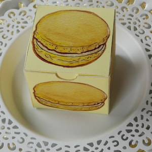 Caja de regalo con macarrones de cidra - Archivo PDF - Crea tu propia caja de regalo con macarrones de cidra