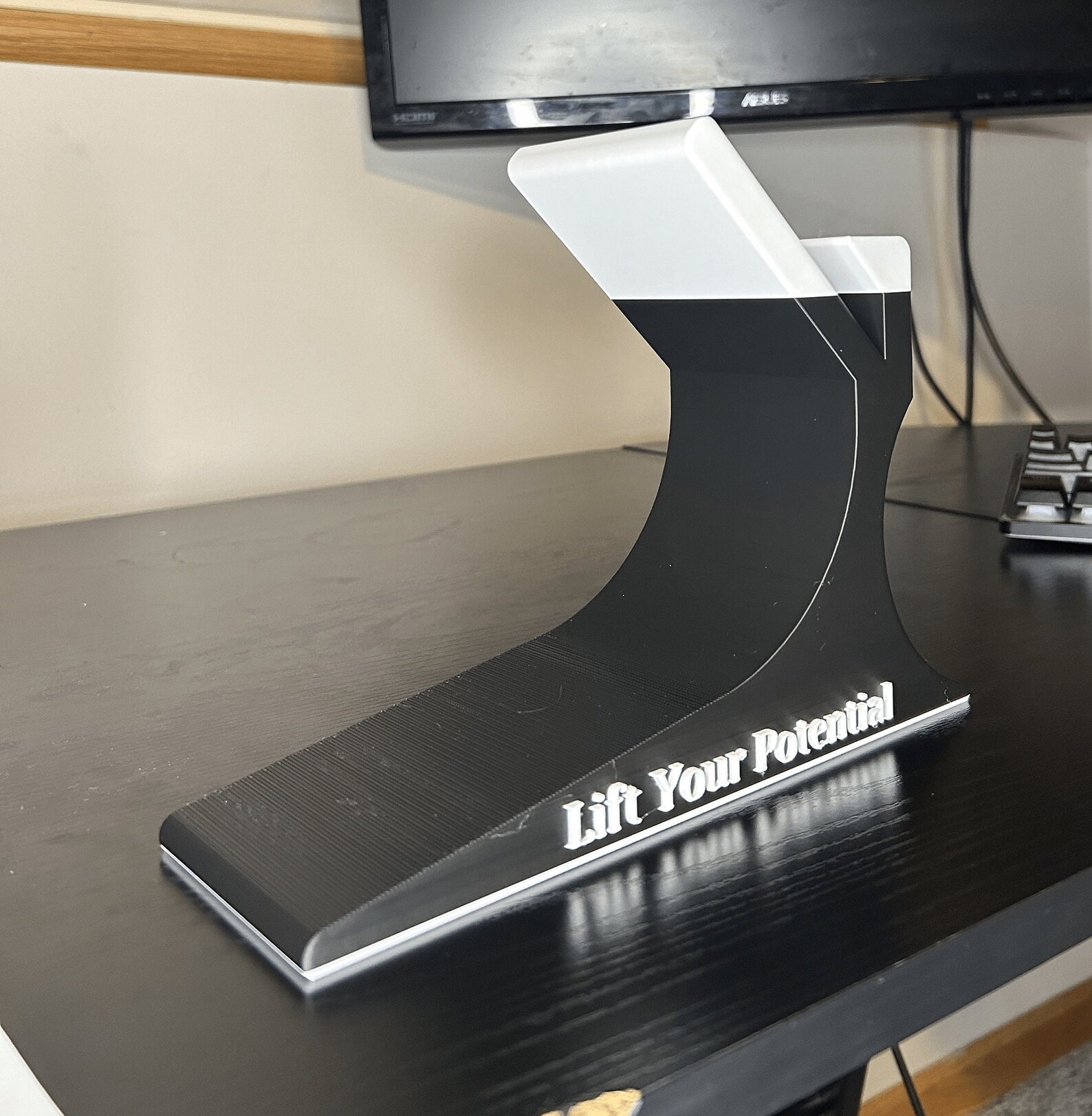 Customizable Laptop Stand, Personalized Laptop Riser, Personalized Text ...