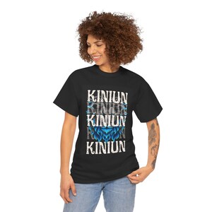 KINIUN Heavy Cotton Tee - Relaxed Vibe Unisex Tee, Casual Wear, Gift for Friend, Streetwear, Festival Fashion, Graphic T-Shirt