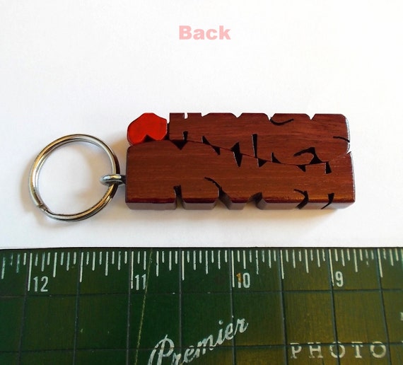 小物 doublet 7 WORDS KEYCHAIN Amazon.com: ssass Personalized Keychain, Custom Embroidery