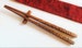 Name Chopsticks in Walnut Wood, Personalized, Custom Carved to Order 