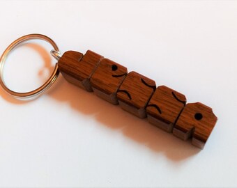 JESSA Ready-Made Name Keychain