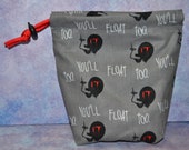 Mask Available IT Pennywise You 39 ll Float Too Cloth Drawstring Bag for Tarot Dice Makeup RPG Warhammer