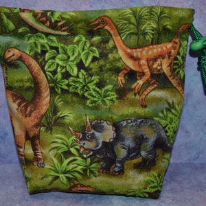 Dinosaurs Cloth Drawstring Dice Bag for Evolution/RPG/Pathfinder/D&D/Age of Sigmar