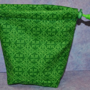 Irish Celtic Pattern Cloth Drawstring Dice Bag for D&D/Pathfinder/Call of Cthulhu/Age of Sigmar