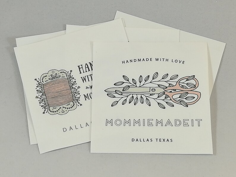 Custom Sewing Quilting Needlework Labels Made with Your Etsy