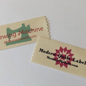 Large Organic Cotton Quilting Size Twill Tape Labels - Etsy