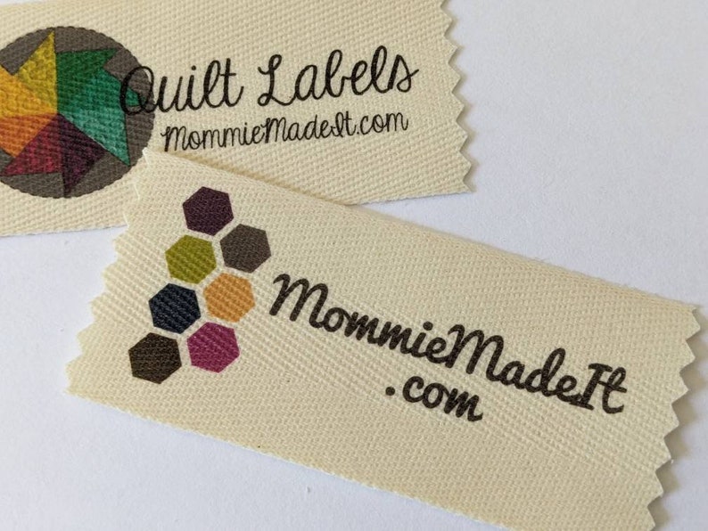 Large Organic Cotton Quilting Size Twill Tape Labels Etsy
