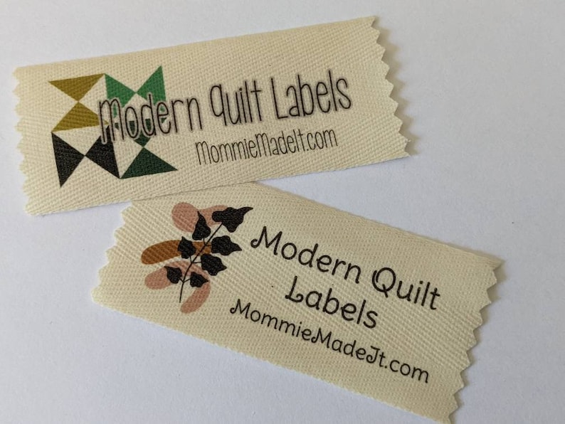Large Organic Cotton Quilting Size Twill Tape Labels Etsy