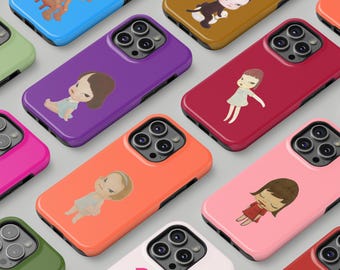 奈良美智のアートスマホケース：頑丈、MagSafe対応 - Etsy 日本