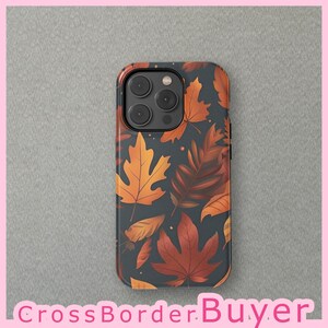 Ahornblätter Design für iPhone 16 15 14 13 Mini Pro Max MagSafe case, iPhone 11 Cover, Samsung Galaxy S24+ von CrossBorderBuyer