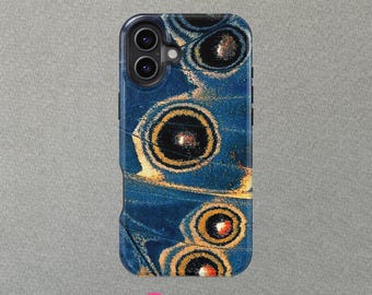 Peacock Feather Design For iPhone 17 16 15 14 13 Mini Pro Max Magsafe case,iPhone 11 8 7 Cover, Samsung Galaxy S25+ Case By CrossBorderBuyer