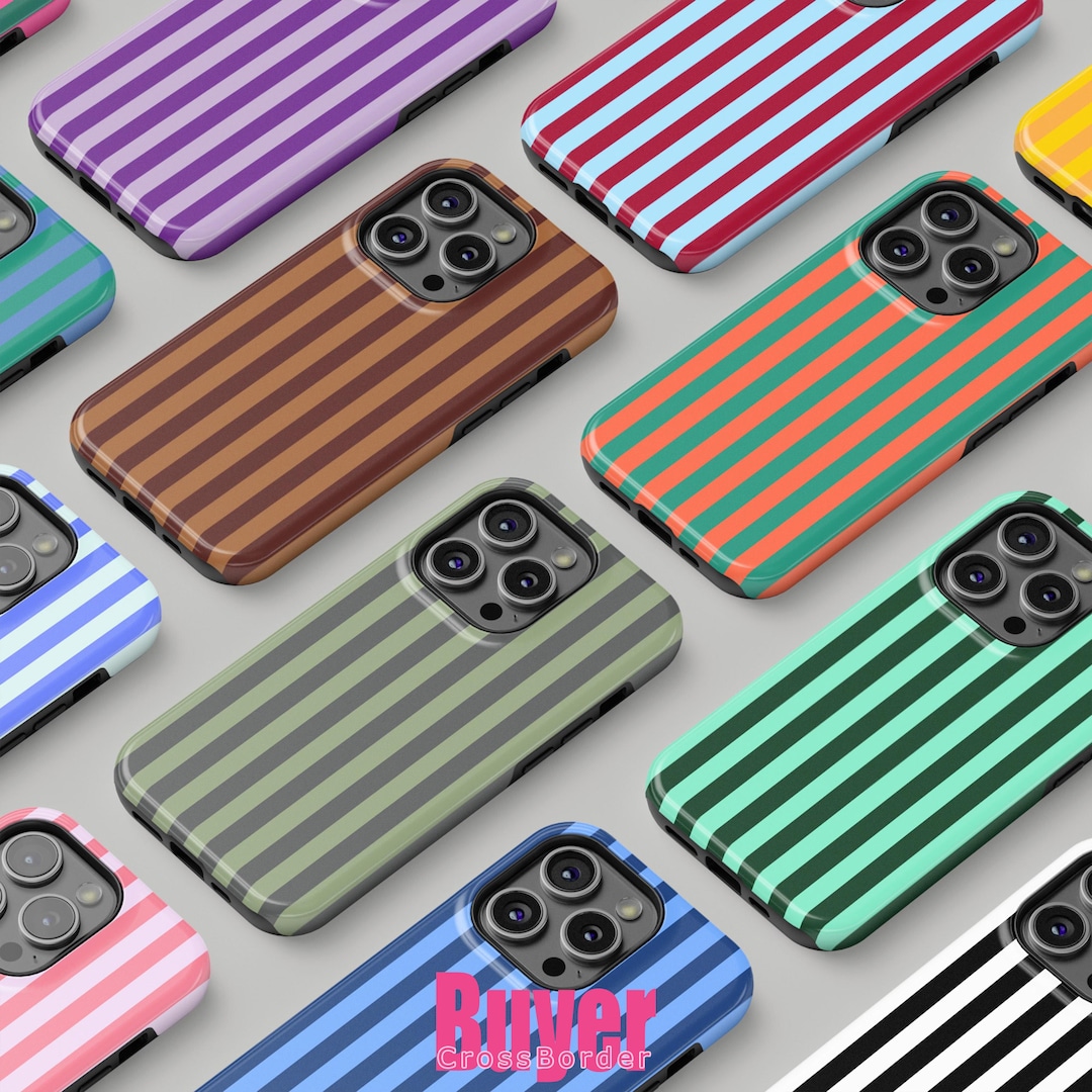 Custom Color Striped Design Can Be Combined With 1300 Colors iPhone 16 ...