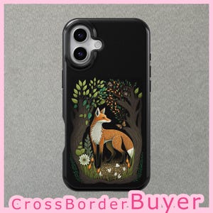 Forest Fox Design  For iPhone 16 15 14 13 12 Mini Pro Max Magsafe case, iPhone 11 8 7 Cover, Samsung Galaxy S24+ Case By CrossBorderBuyer