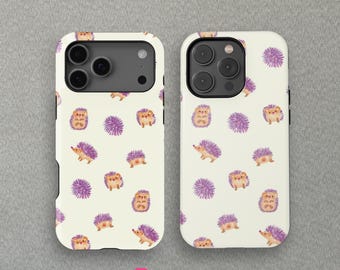 Süßer Igel Design für iPhone 17 16 15 14 13 Mini Pro Max MagSafe case,iPhone 11 8 7 Cover, Samsung Galaxy S25 + von CrossBorderBuyer