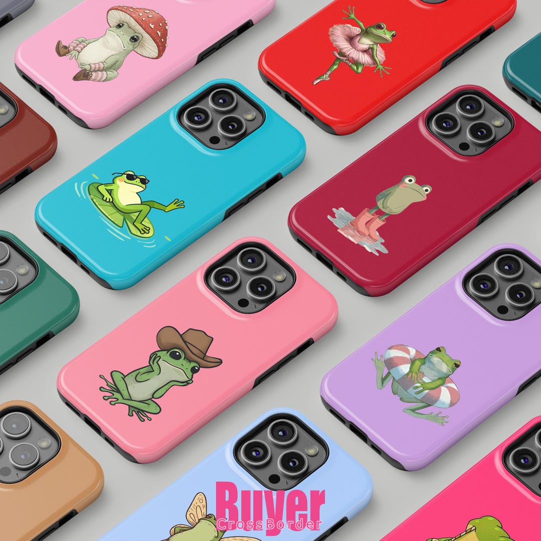 Custom Cute Frog Design,personalised Phone Case,fits iPhone 17 and All ...