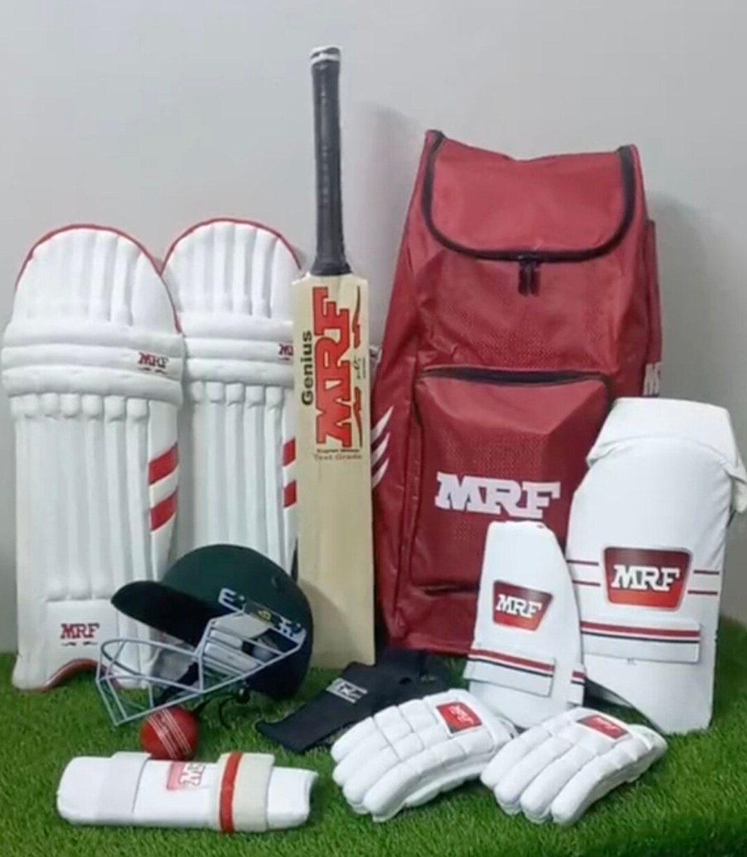 MRF Full Hard Ball Cricket Kit Virat Kohli Cricket Kit Indian Cricket