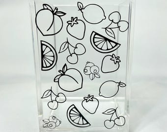 Fruit Makeup Brush Organizer Pencil Holder