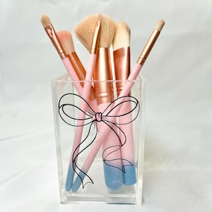 Bow Makeup Brush Organizer Pencil Holder