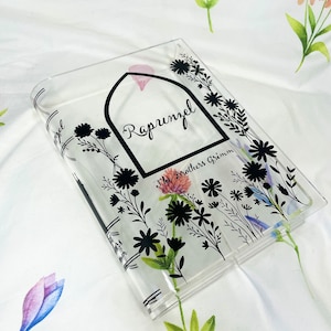 Rapunzel Acrylic Book Vase