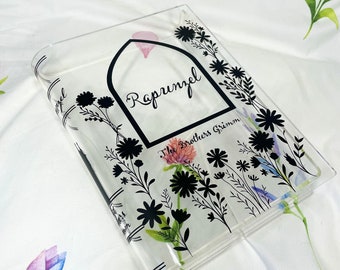Rapunzel Acrylic Book Vase
