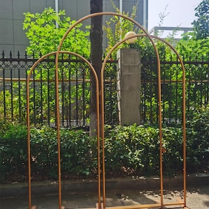 Supporti per fondali ad arco in lega di alluminio da 7,2 piedi, 6,6 piedi e 6 piedi, perfetti per matrimoni, compleanni, telai in ferro per decorazioni floreali e palloncini