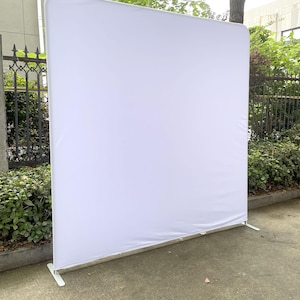 Cadre en alliage pour kit de support de toile de fond portable, housse en tissu pour taie d'oreiller pour mariage, anniversaire, baby shower, studio de photographie de fête