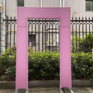 Aluminum Rectangle Metal Arch Stand Fleurs Artificielles Decorations Iron Frame Birthday Background Party Decoration Wedding