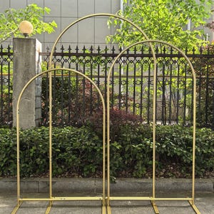 3 pcs of set Event Arch Stands Wedding Arches, Party & Birthday Backdrops, Decorative Arbor for Ceremonies with Flower Stand