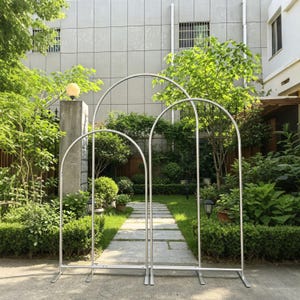 Wedding Arch Stand: Party Birthday Backdrop, Ceremony Flowers Arbor