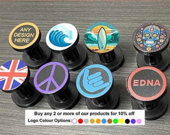 Campervan Poptop Spool Strap Retainer | Personalised Name | VDUB Transporter, Ford Custom, Mercedes, Vauxhall, Renault | Campervan Gifts