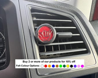 VDUB Wave Car Air Freshener | Top-Up Essential Oil Diffuser | Campervan & Car Vent Accessory | Van Life Gift and  Accessories