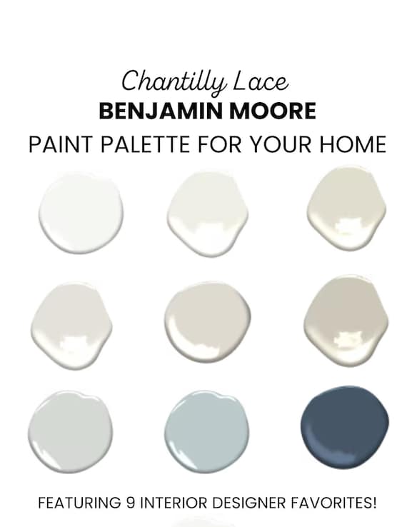 Benjamin moore chantilly lace discount