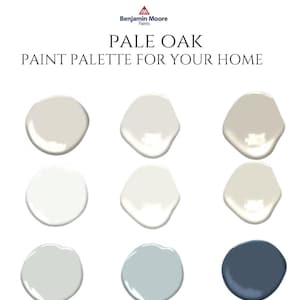 Benjamin Moore Pale Oak färgpalett (PDF-nedladdning)