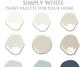 Benjamin Moore Simply White Paint Palette: 9 Neutral Colors (PDF)