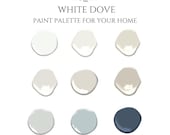 Benjamin Moore White Dove Paint Palette: 9 Coordinating Colors (PDF)