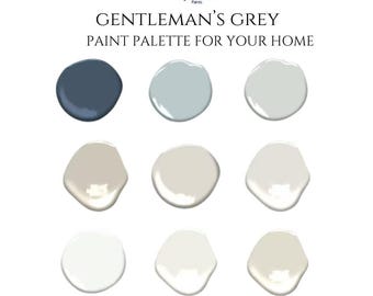 Benjamin Moore grijs verfkleurenpalet voor heren (pdf)
