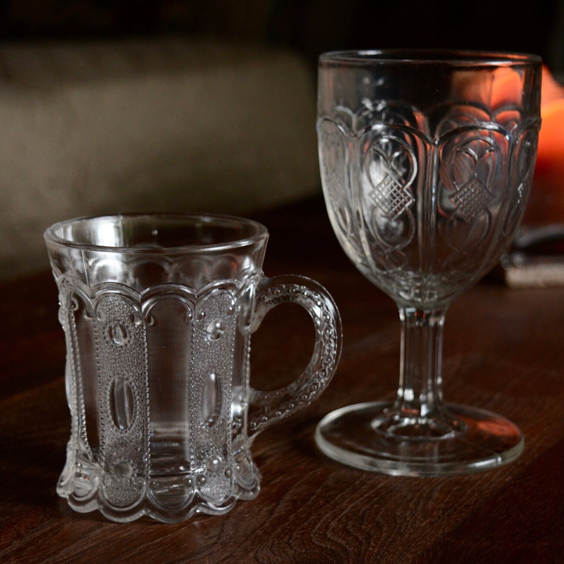 Victorian Glassware. - Etsy