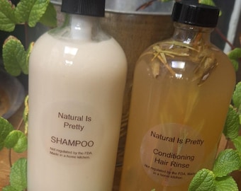 DIY HAIR CARE Recipes- Natural Luxury Hair Care Recipes (Shampoo, Conditioner, Hair/Scalp Rinse, Detangler/Growth Spray, Serum, Hair Gel)